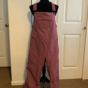 Burton Avalon Bibs in Dusty Rose